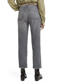 Scotch & Soda De Sky jeans met rechte pijpen en riem van biologisch materiaal NHD-BCK