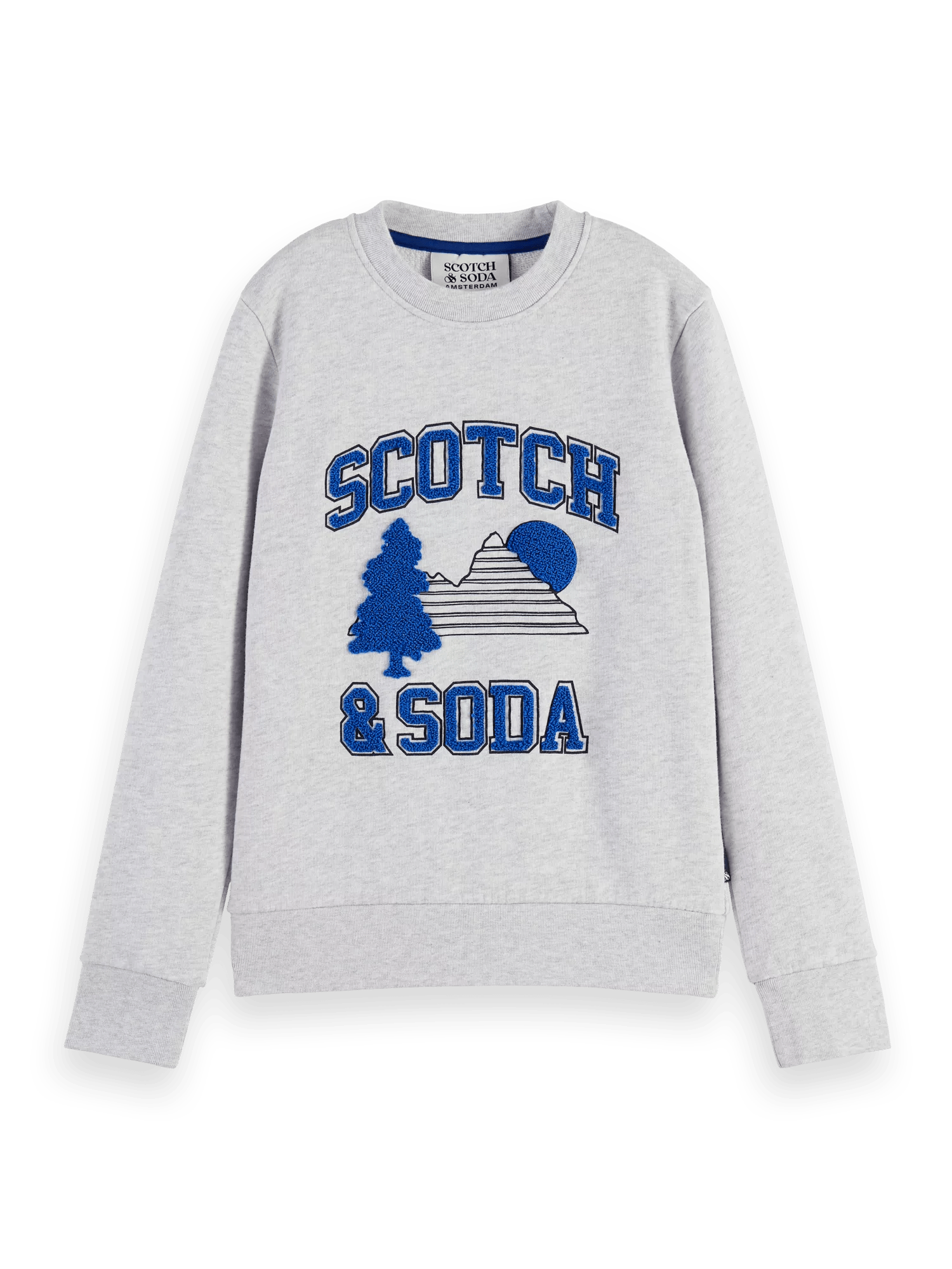 Scotch & Soda Sweat en coton bio à graphisme FNT