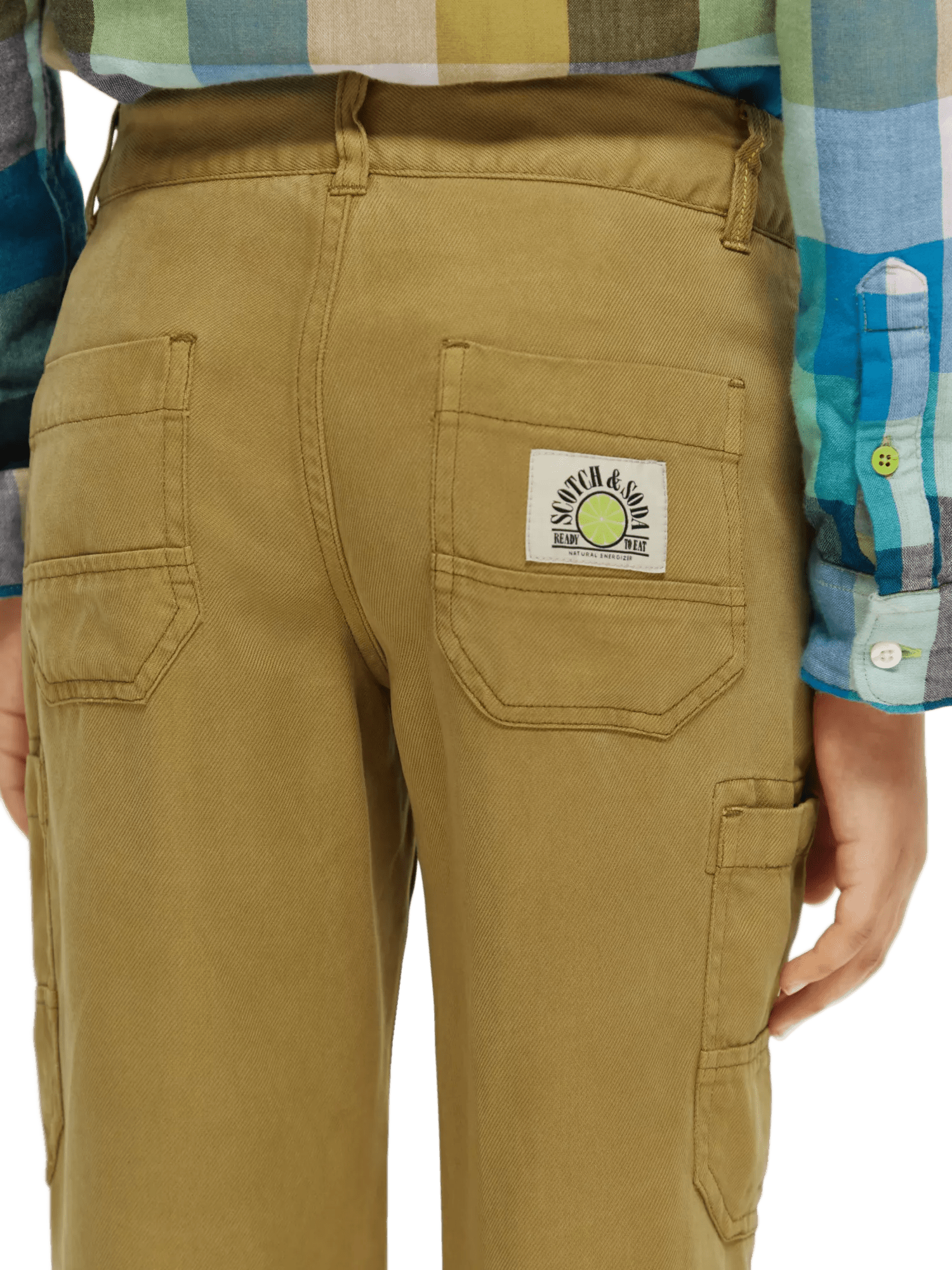 Scotch & Soda Relaxed slim fit - Garment-dyed Tencel cargo pants NHD-DTL1