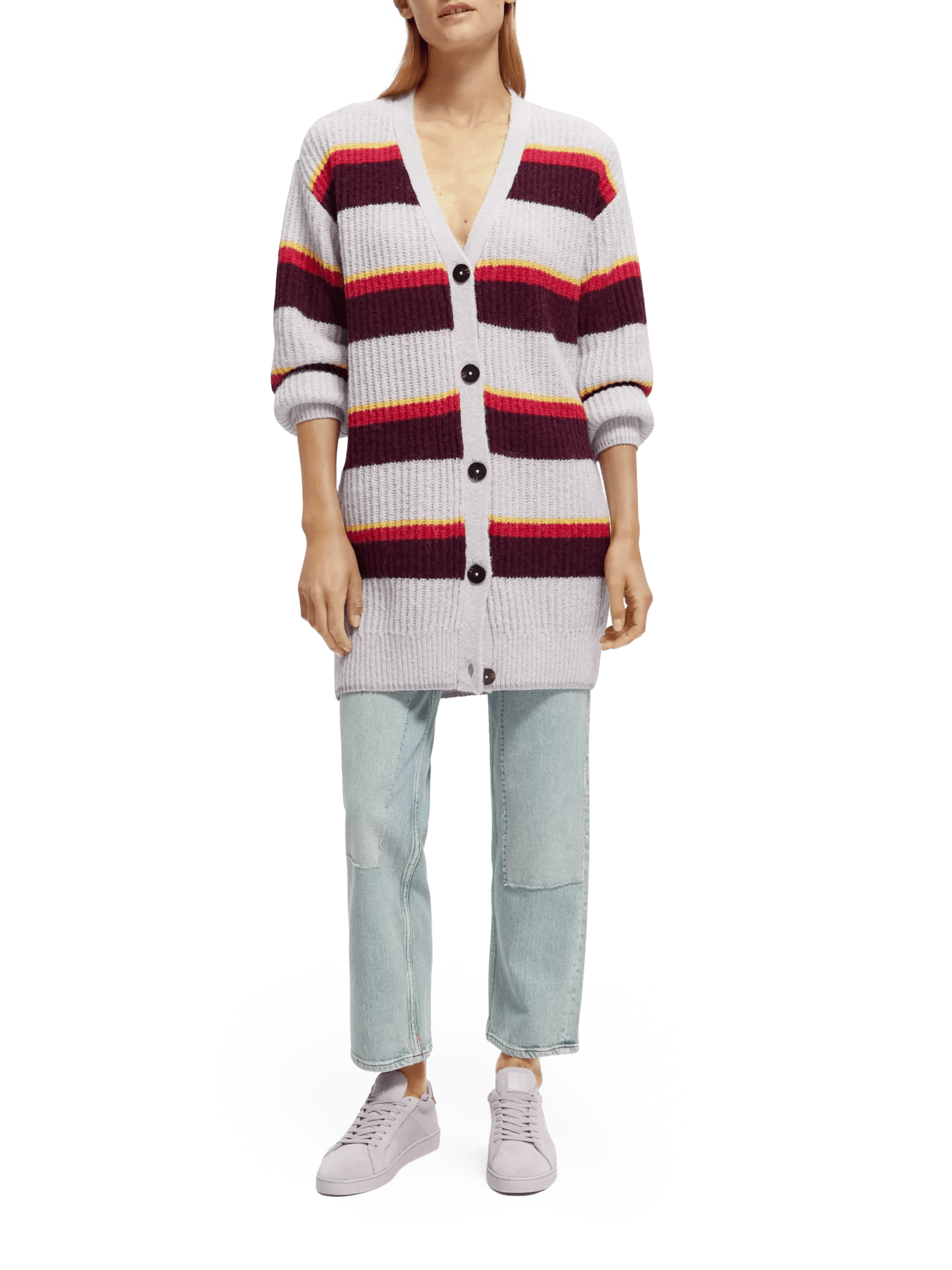 Scotch & Soda Knitted V-neck cardigan NHD-FNT