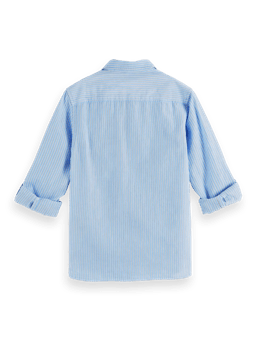 Scotch & Soda Classic striped long-sleeved shirt in Org. Cotton BCK