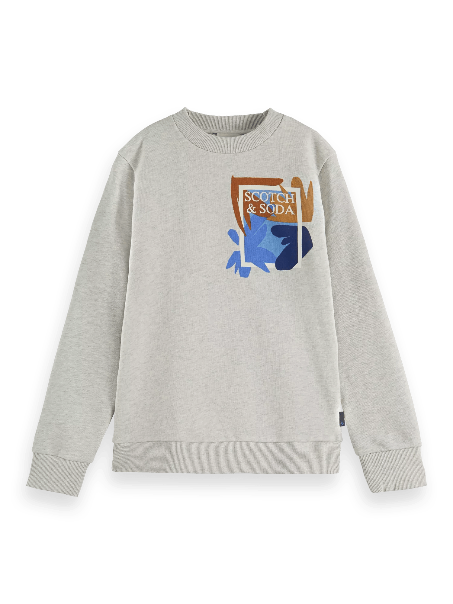 Scotch & Soda Sweatshirt mit Artwork und Rundhalsausschnitt FNT