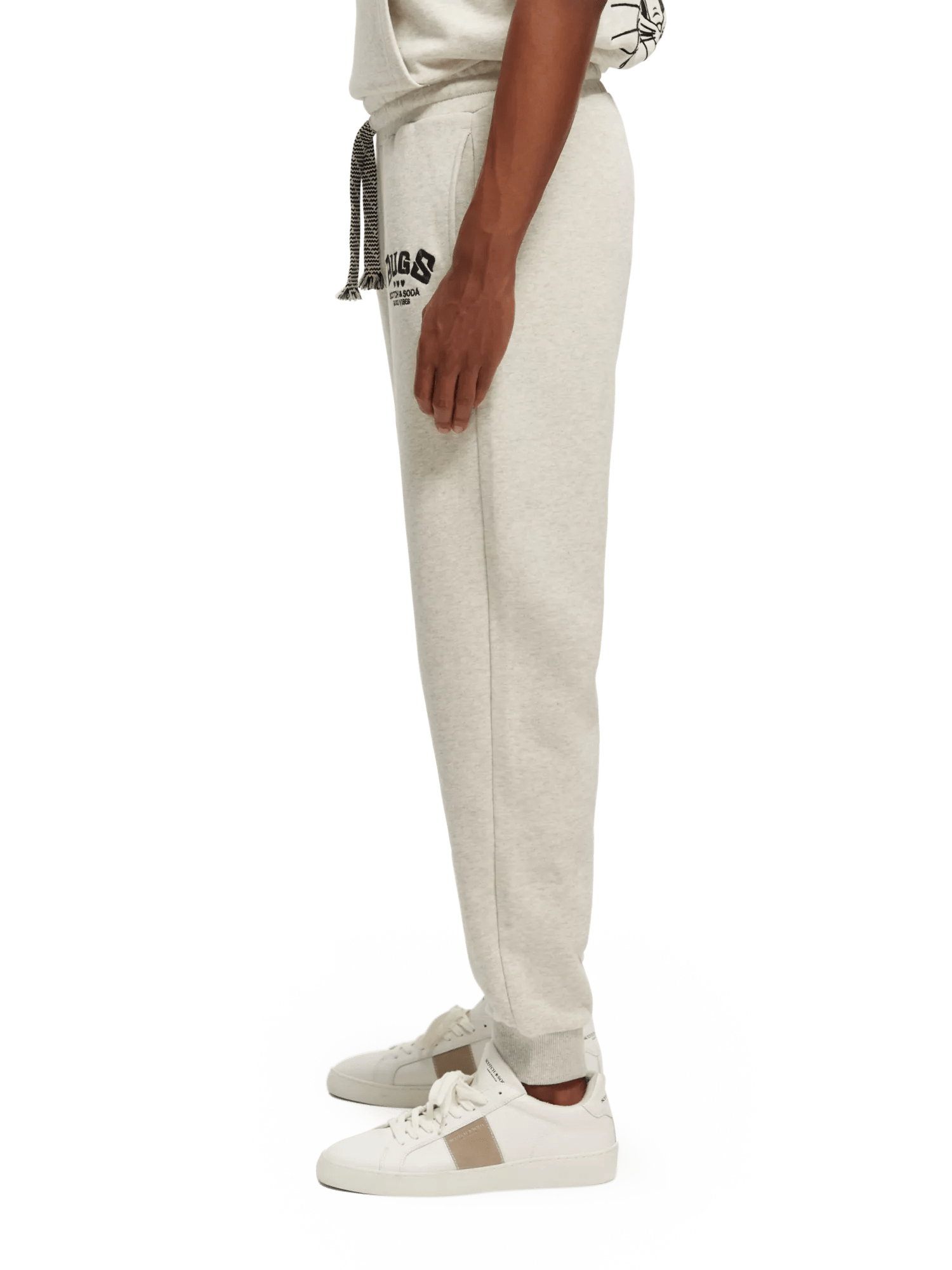 Scotch & Soda Bugs Bunny - Sweatpants with placement embroidery NHD-SDE