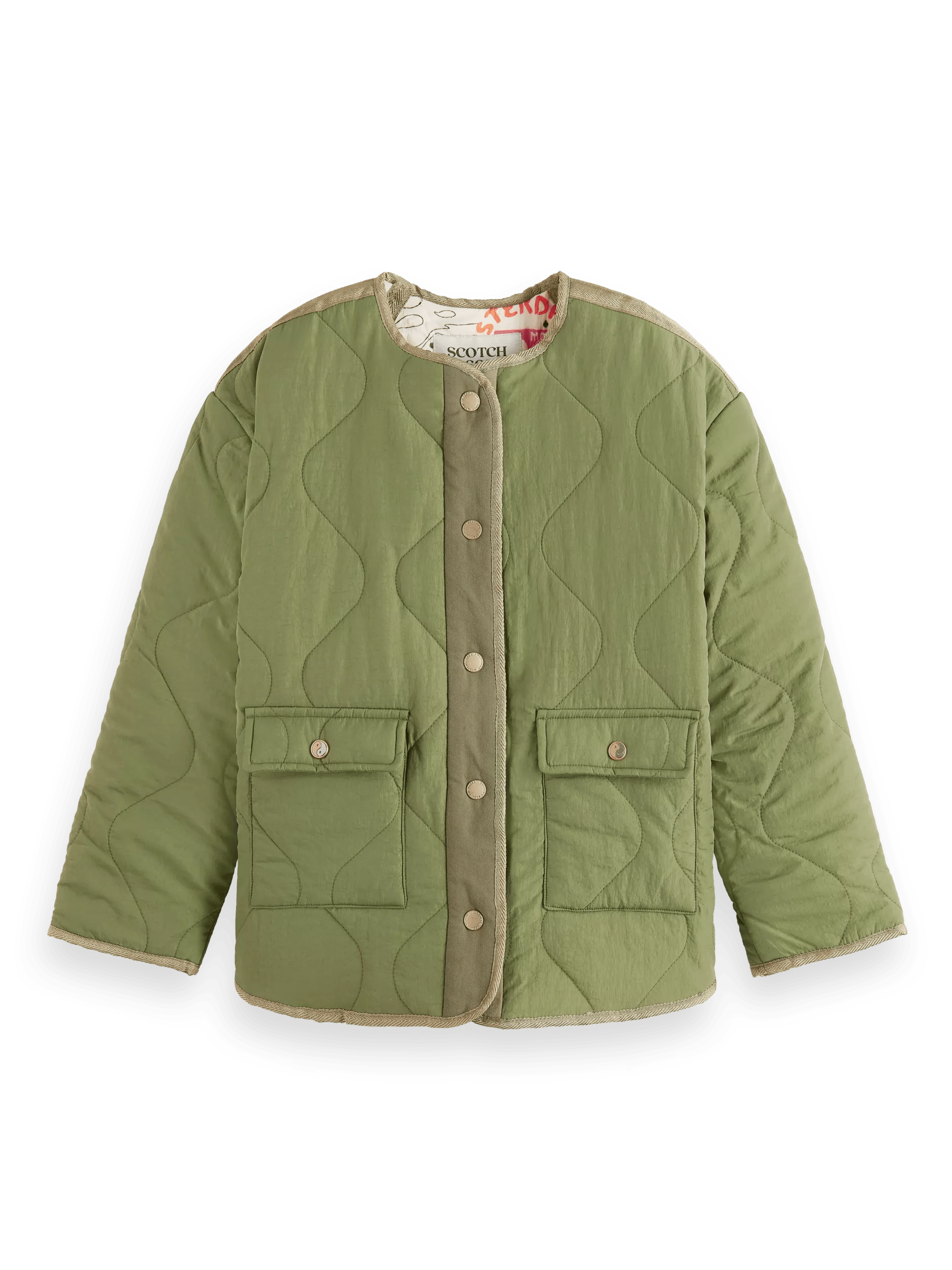 Scotch & Soda Reversible water-repellent jacket FNT