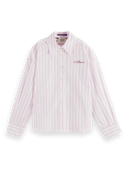 Scotch & Soda Oversize-Shirt aus Bio-Baumwolle mit Stickerei NHD-CRP