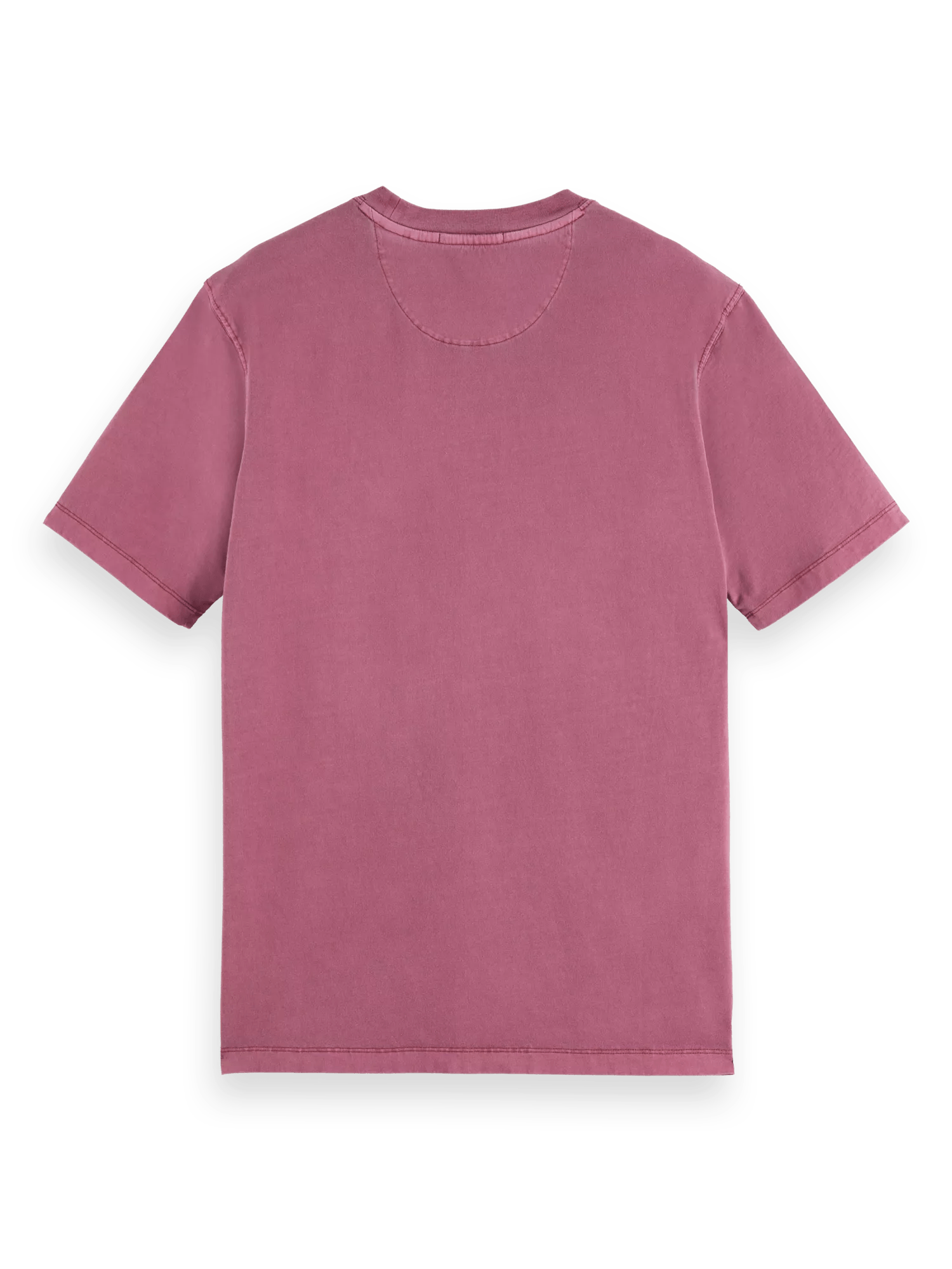 Scotch & Soda Regular fit garment-dyed logo T-shirt 174582_6722_BCK