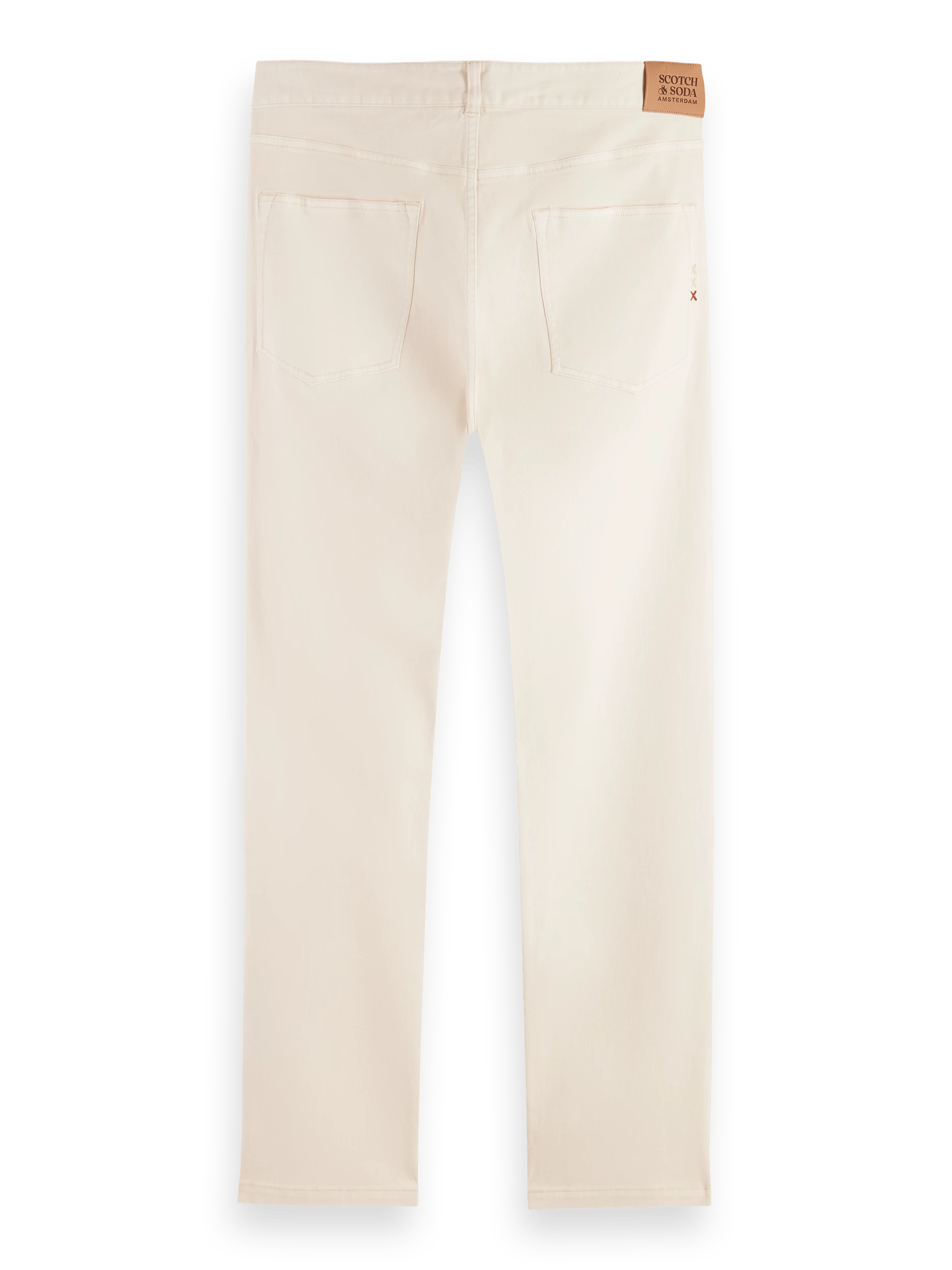 Scotch & Soda Ralston - Regular Slim fit garment-dyed 5-pocket pants BCK
