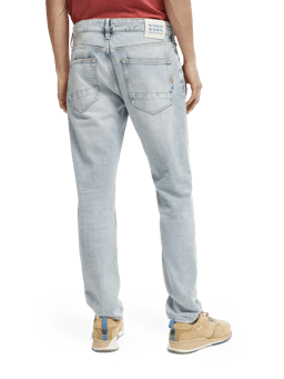 Scotch & Soda The Skim Super Slim Fit Jeans – Blue Splash NHD-BCK