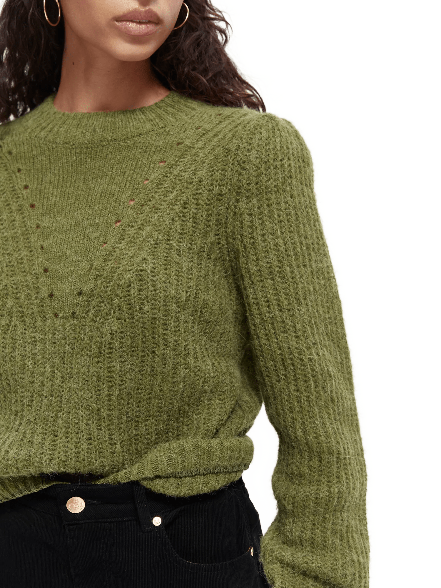 Scotch & Soda Fuzzy knitted sweater NHD-DTL1