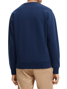 Scotch & Soda Fluorescent graphic crewneck sweatshirt NHD-BCK