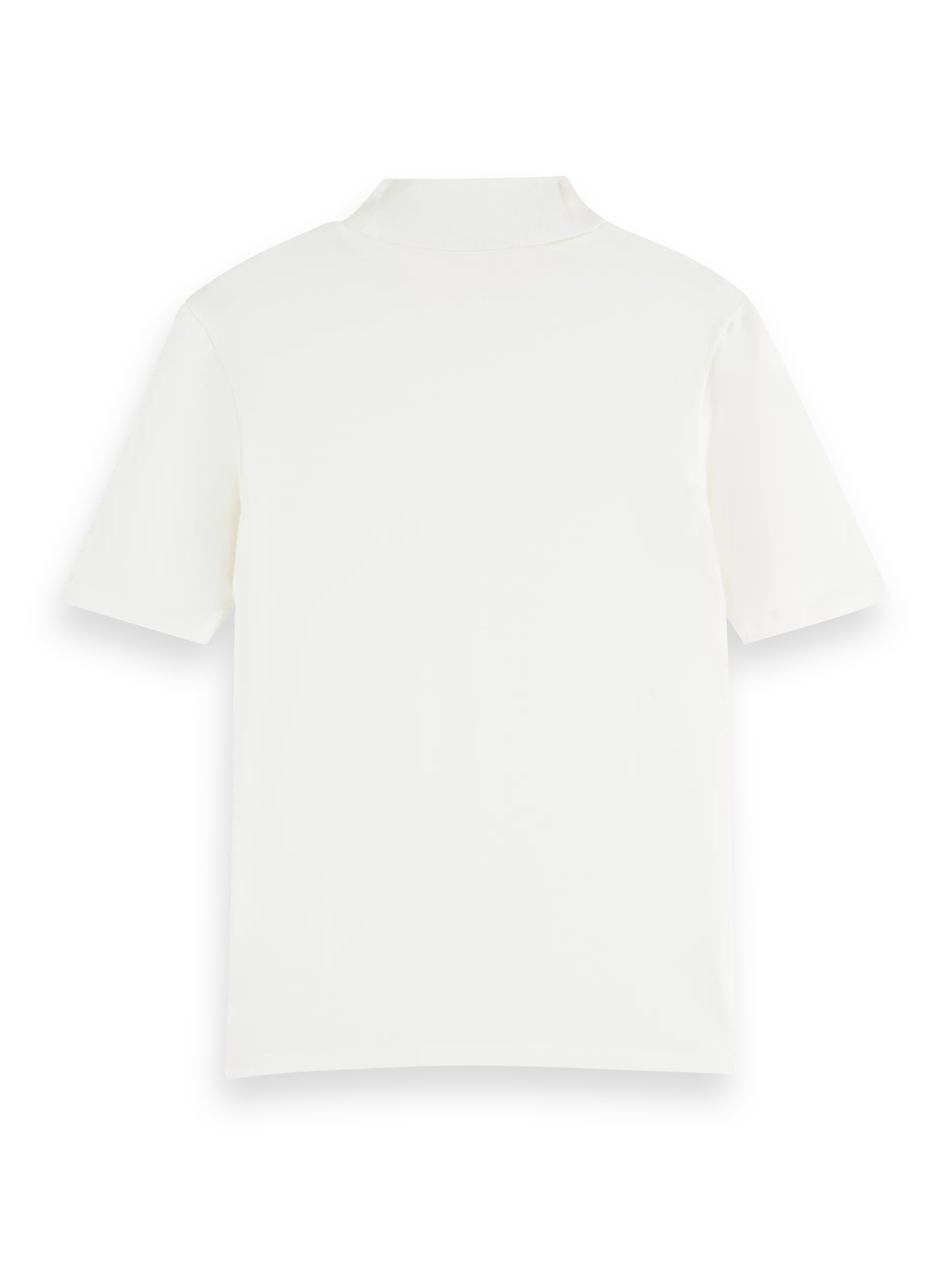 Scotch & Soda Short-sleeved mockneck T-shirt BCK