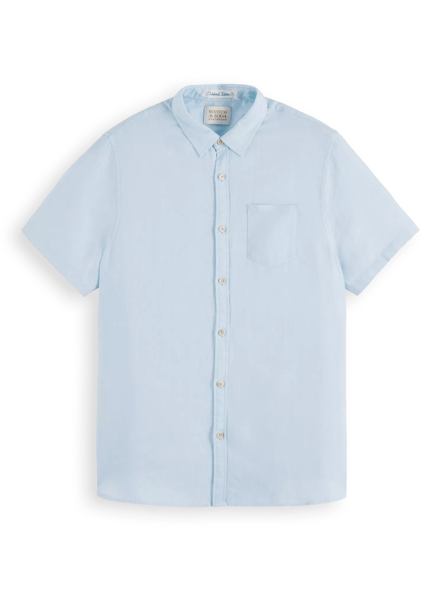 Scotch & Soda Short sleeve linen shirt FNT