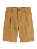 Scotch & Soda All-over printed peached chino shorts NHD-CRP
