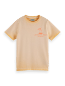 Scotch & Soda Cotton In Conversion short-sleeved Garment-dyed T-shirt FNT