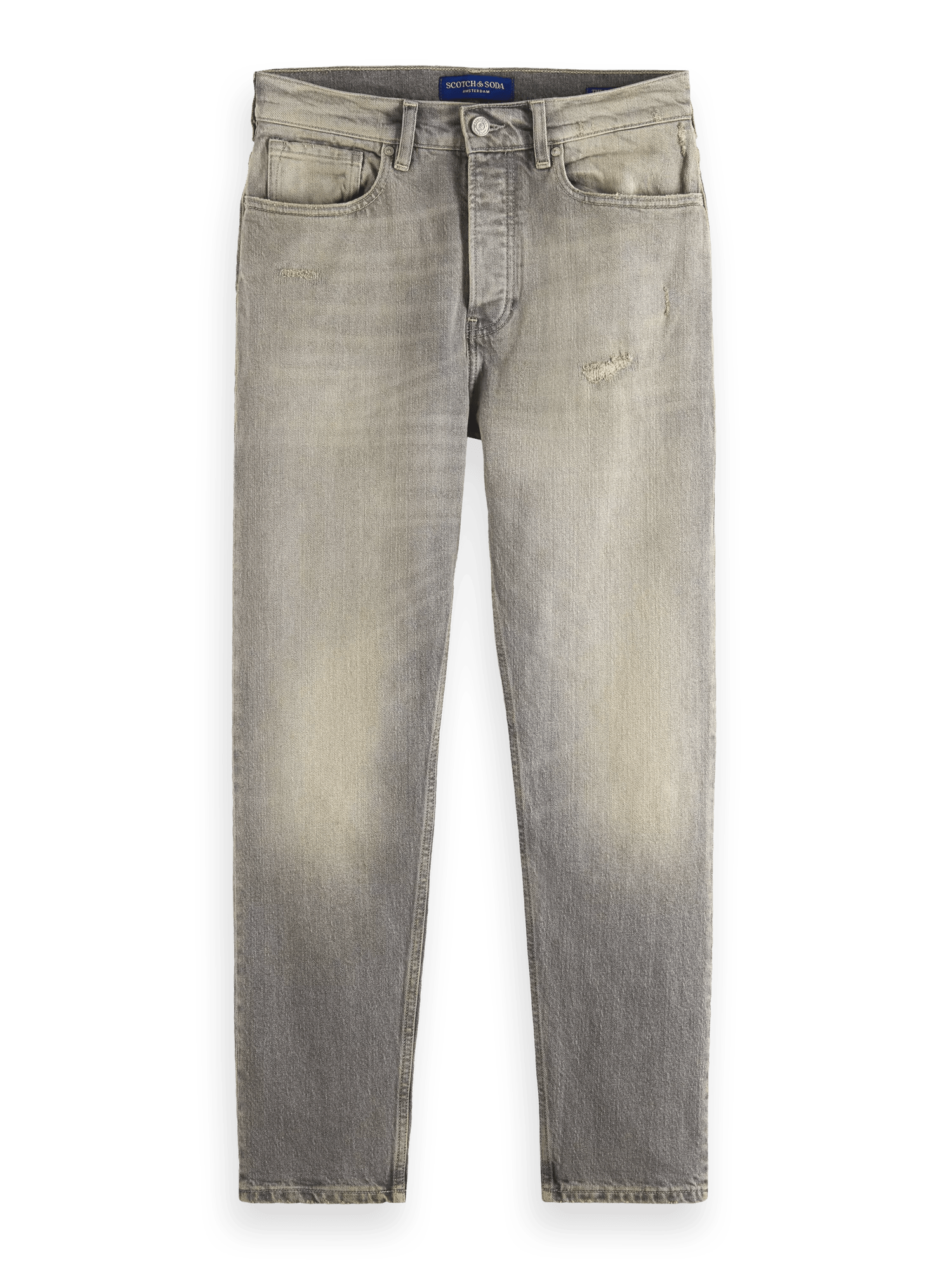 Scotch & Soda The Drop regular tapered jeans —  Touch of rock FNT