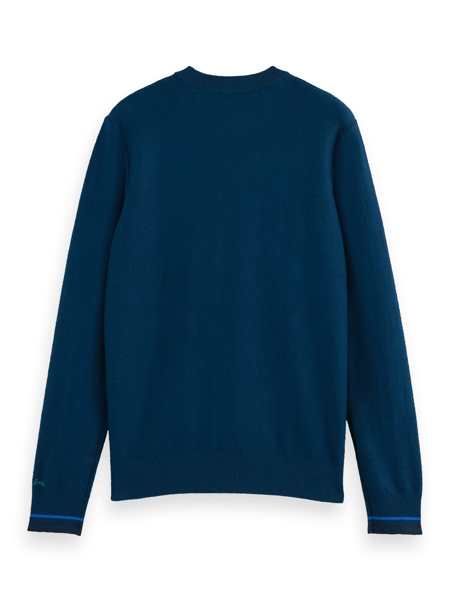 Scotch & Soda Structured crewneck sweater BCK