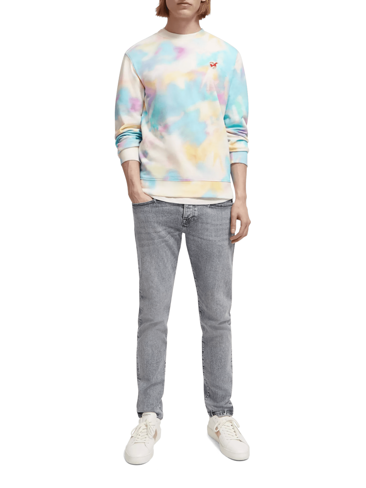 Scotch & Soda Regular fit tie-dyed sweatshirt NHD-FNT