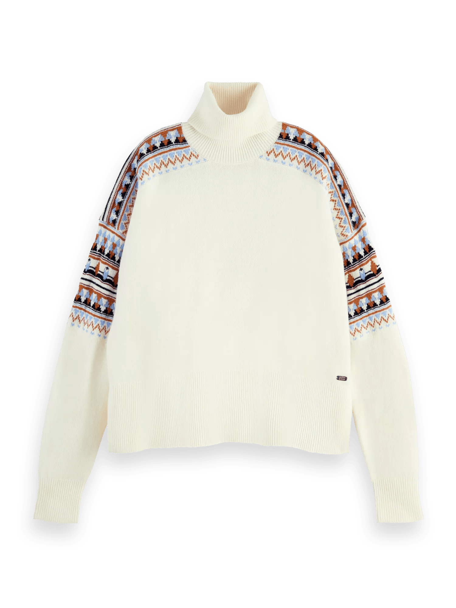 Scotch & Soda Fair isle turtleneck sweater FNT