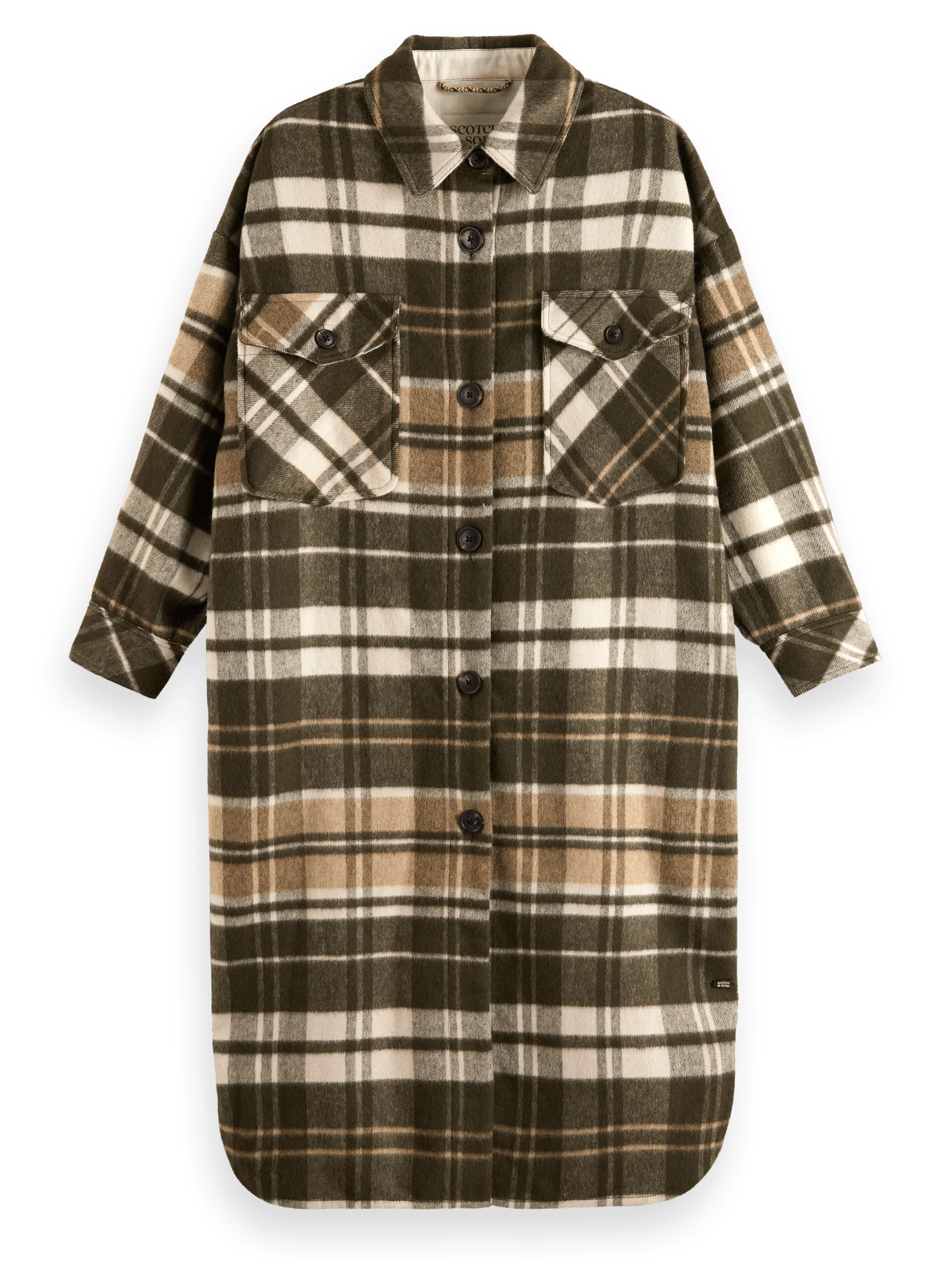 Scotch & Soda Checked wool-blended jacket FNT