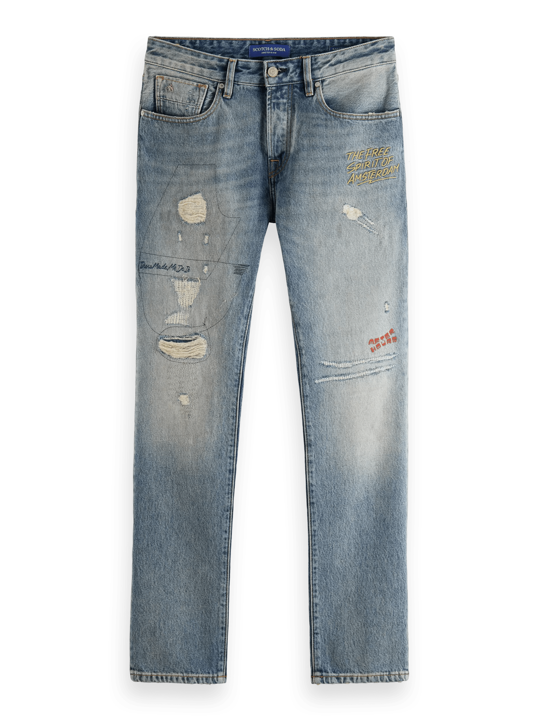 Scotch & Soda Die Premium-Jeans „Ralston“ im regulären Slim-Fit FNT
