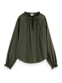 Scotch & Soda Easy-fit smock detailed top NHD-CRP