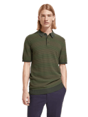 Scotch & Soda Knitted striped polo  174565_7108_MDL_CRP