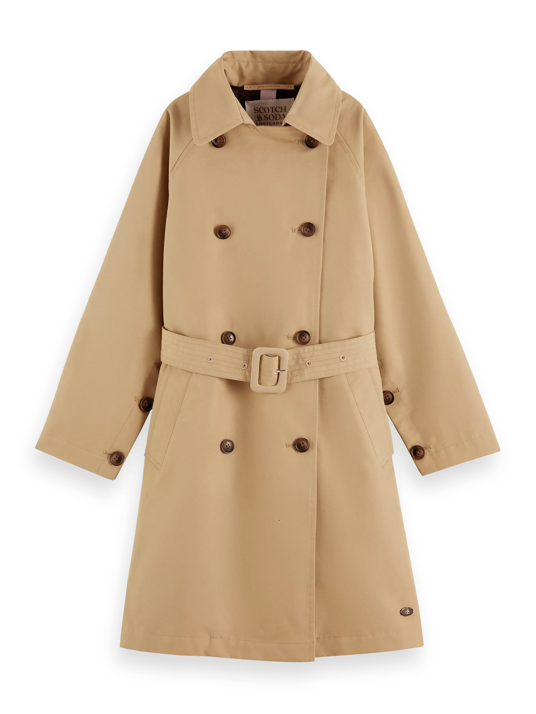 Scotch & Soda Water-repellent trench coat FNT