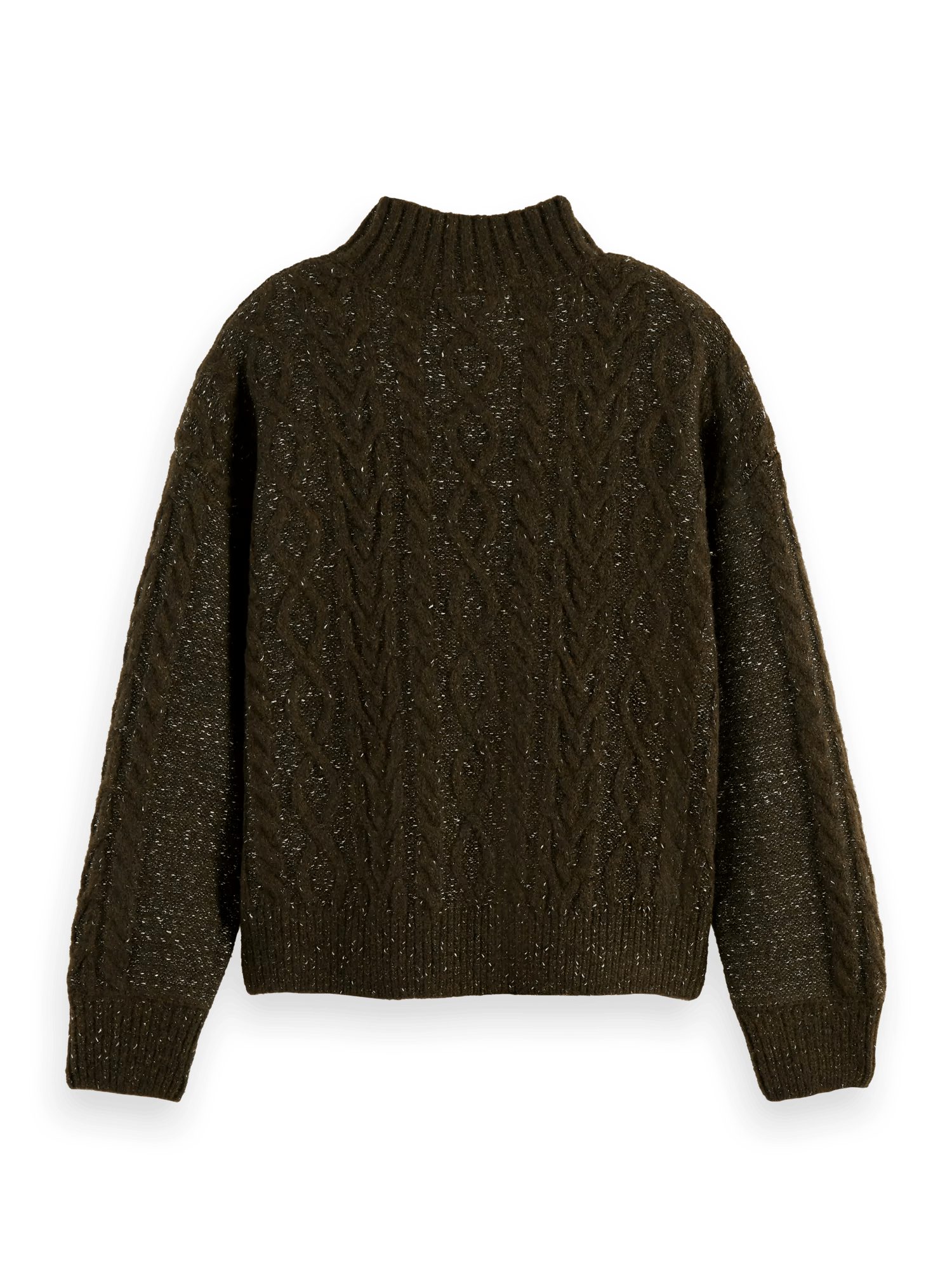 Scotch & Soda Wool-blended knitted turtleneck sweater BCK