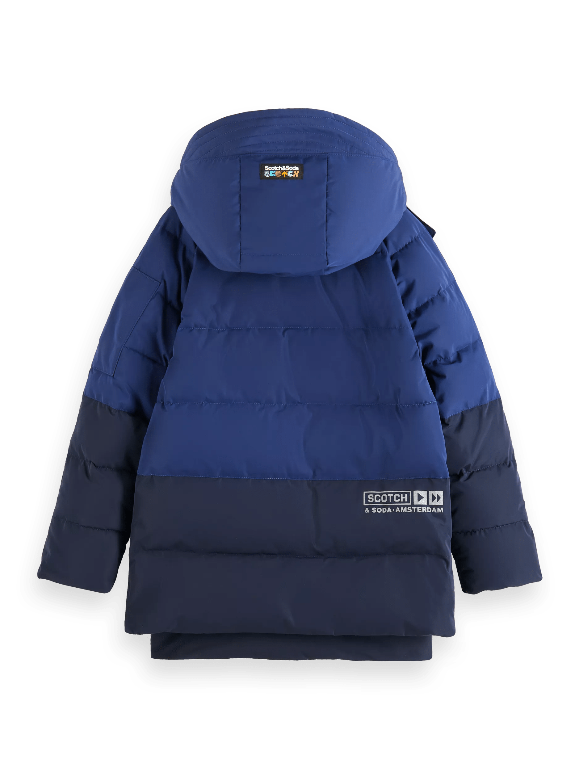 Scotch & Soda Mid-length water repellent padded jacket BCK