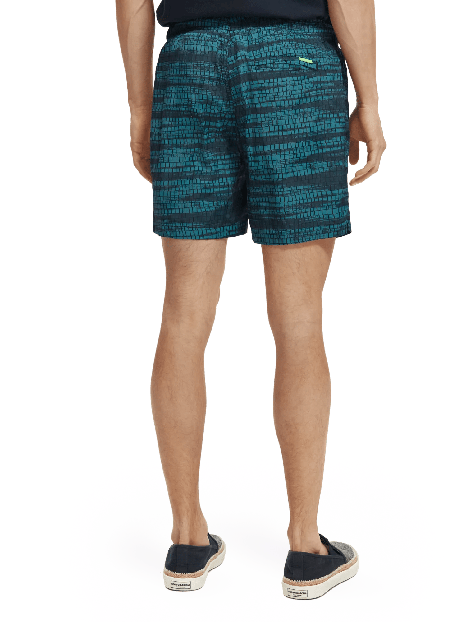 Scotch & Soda Mid length - Placement Printed swimshort NHD-BCK