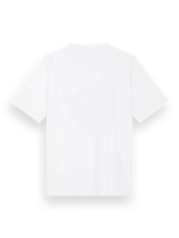 Scotch & Soda Grafisch T-shirt met ontspannen pasvorm BCK
