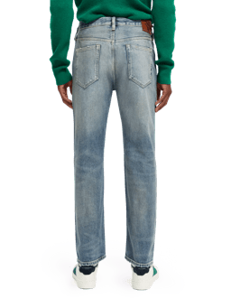 Scotch & Soda The Vert Jeans mit geradem Bein im Used-Look NHD-BCK