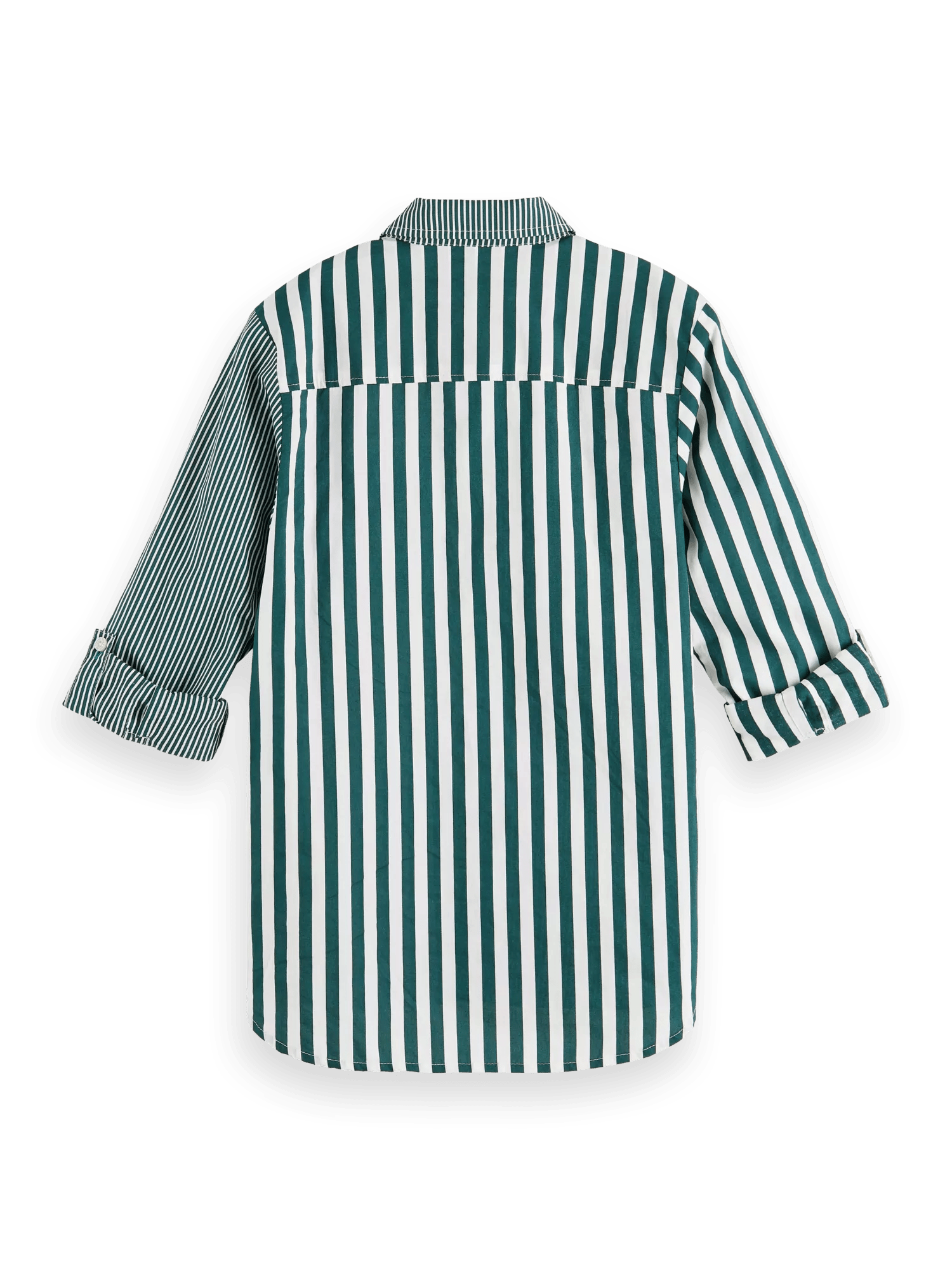 Scotch & Soda Mix and match printed stripe long-sleeved shirt BCK