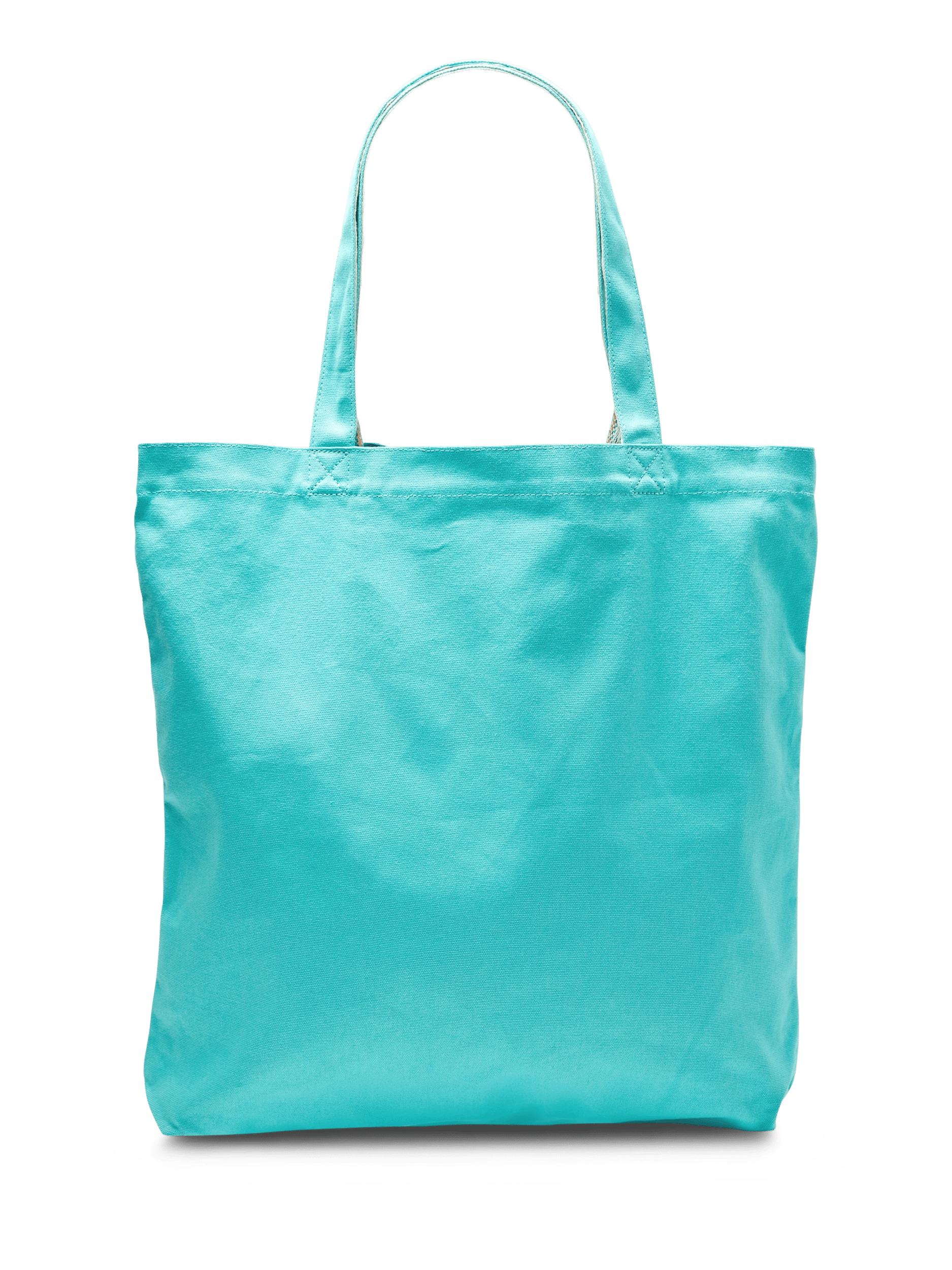 Unisex printed canvas tote bag