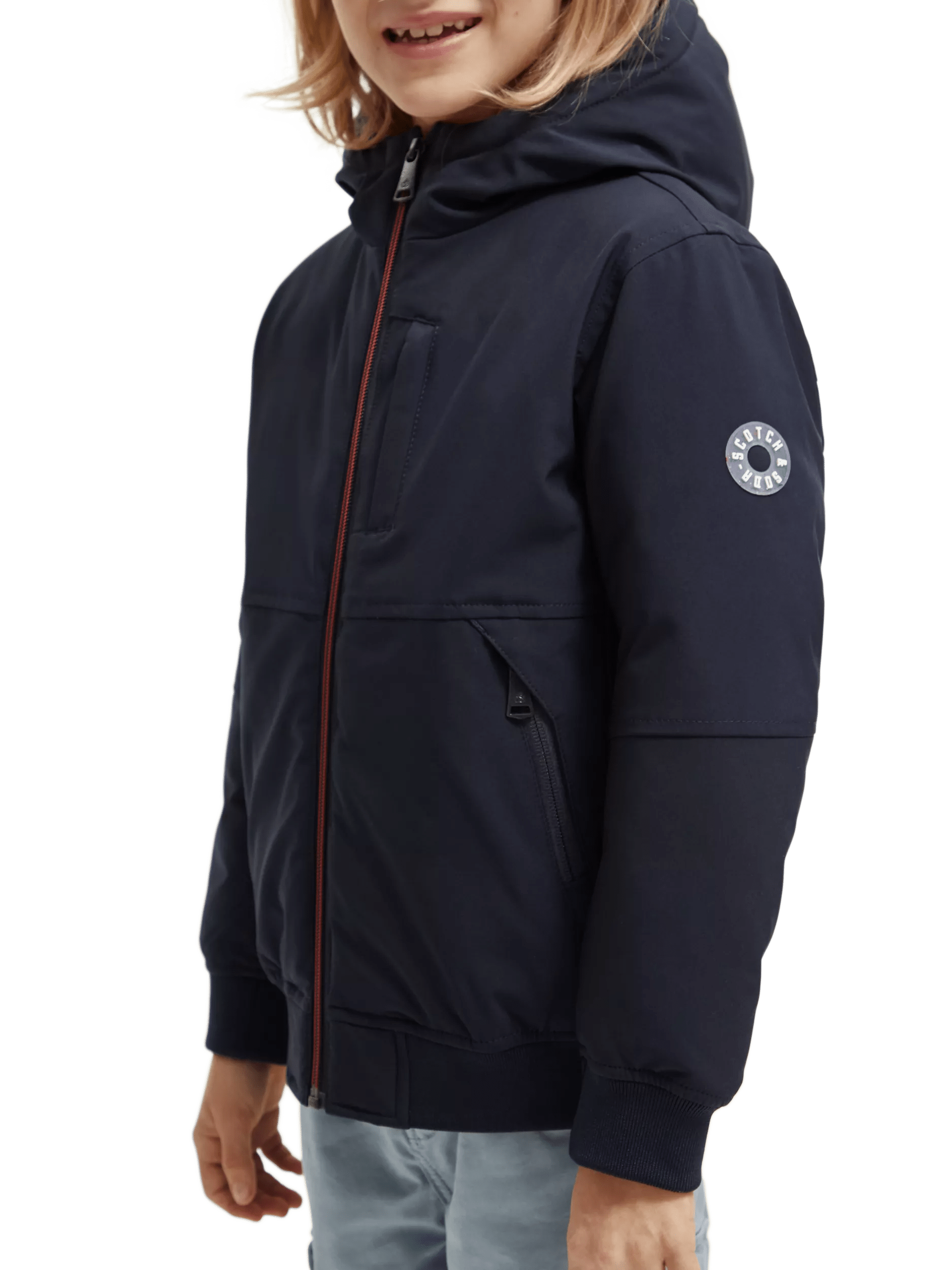 Scotch & Soda Hooded Recycled Polyester jacket with Repreve® filling MDL-DTL1