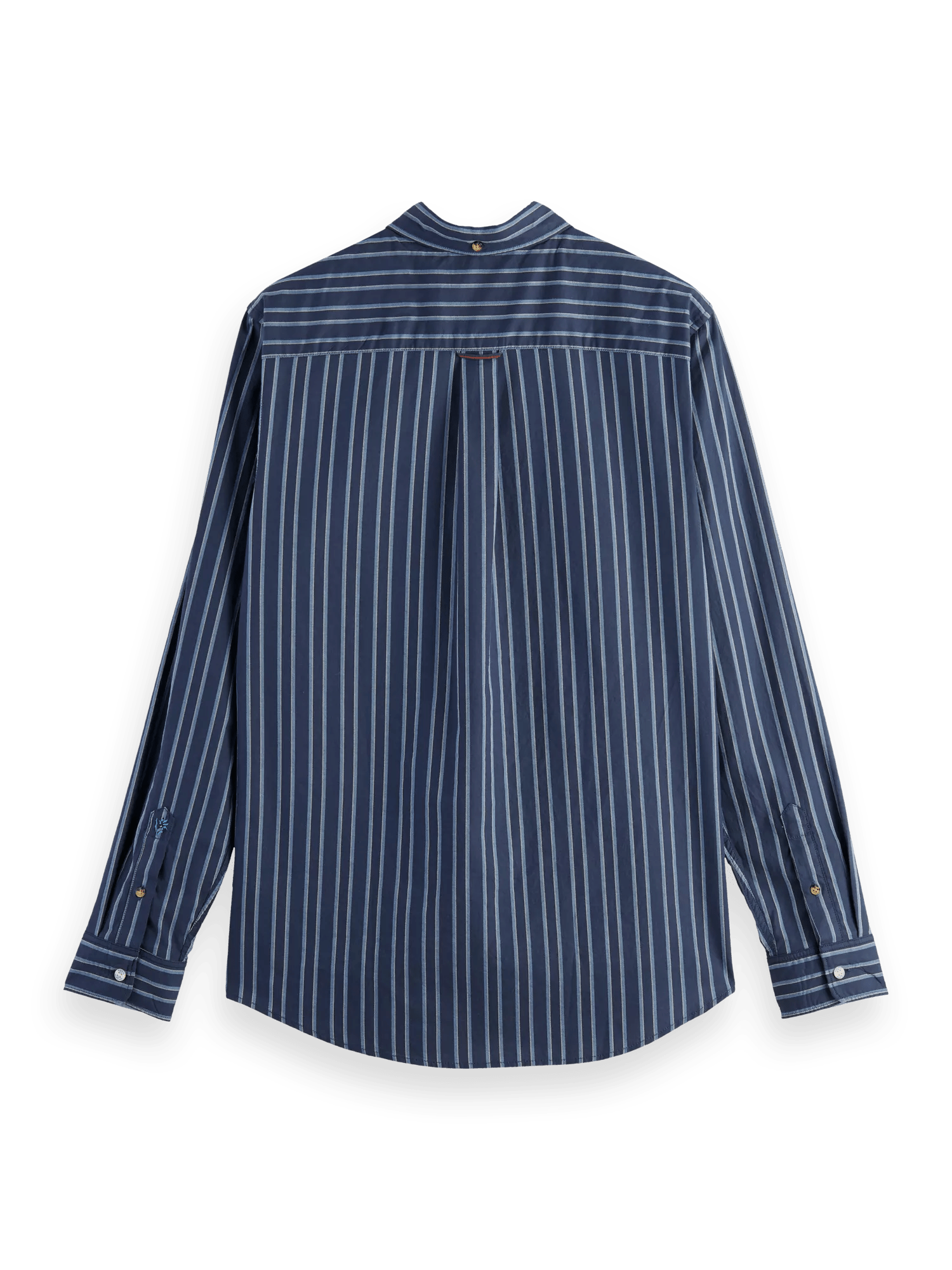 Scotch & Soda Regular-Fit Organic Cotton Striped Oxford Shirt BCK