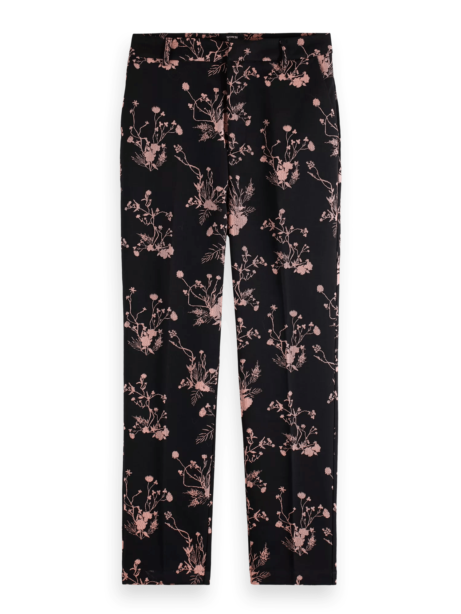 Scotch & Soda High-rise tapered jacquard trousers FNT