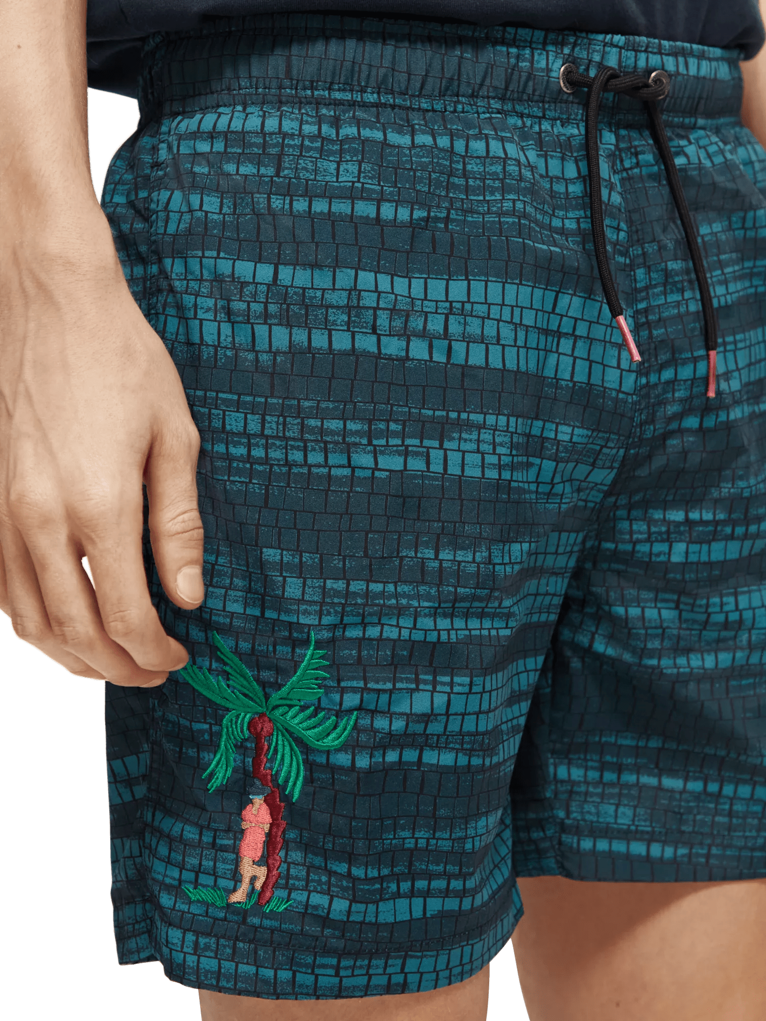 Scotch & Soda Mid length - Placement Printed swimshort NHD-DTL1