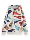 Scotch & Soda Relaxed fit printed hoodie FNT