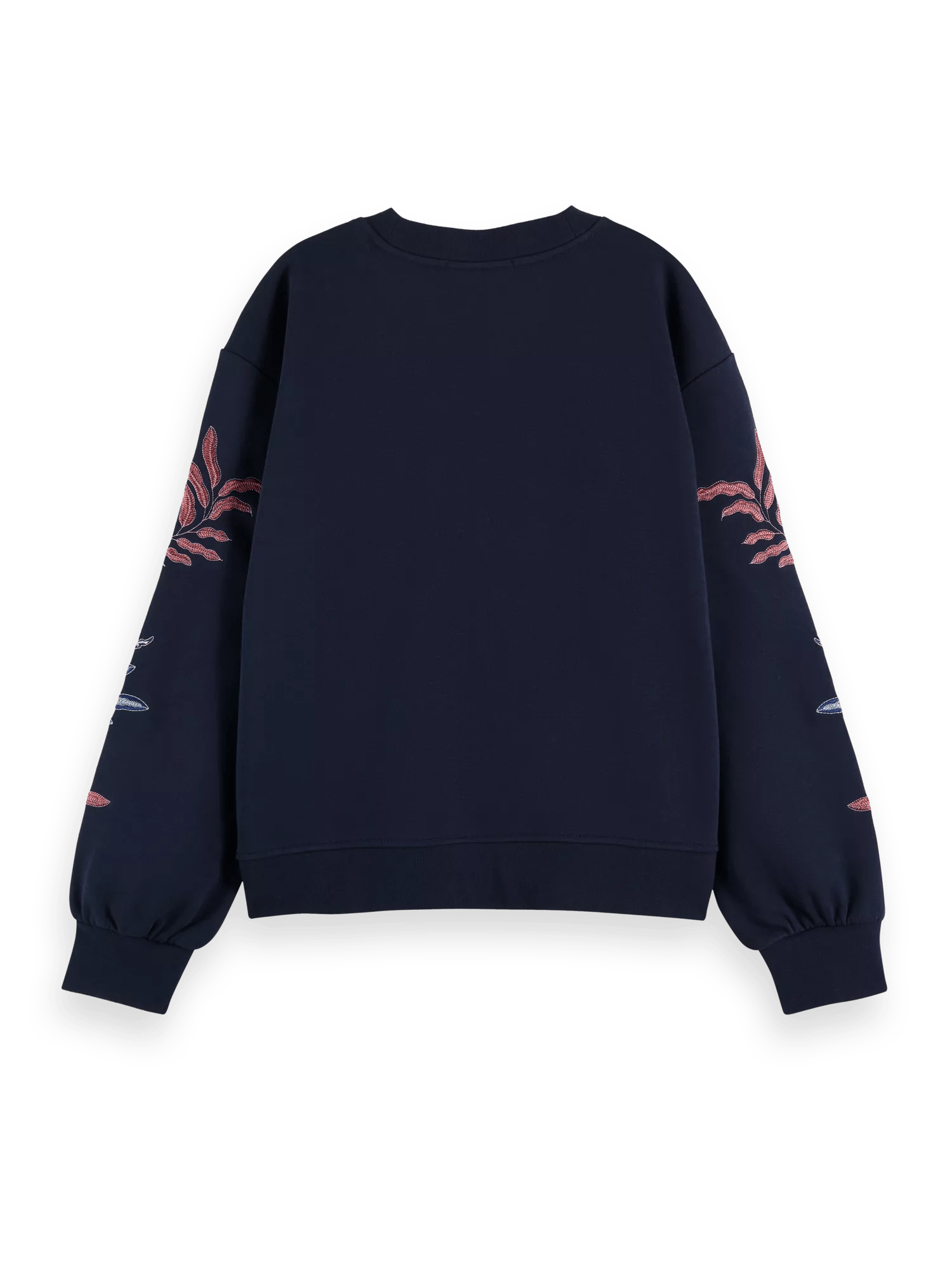 Scotch & Soda Embroidered crewneck sweatshirt BCK