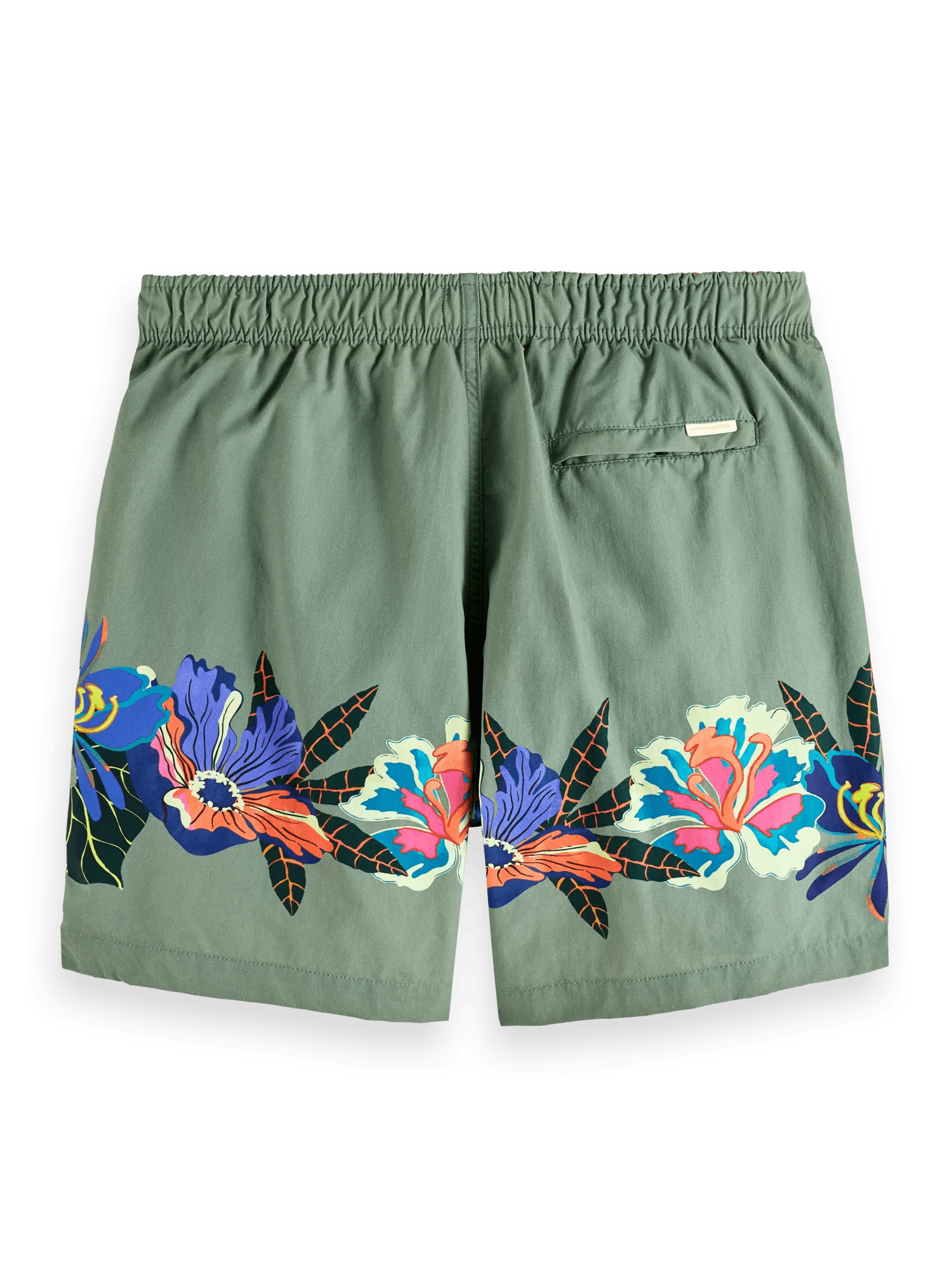 Scotch & Soda Mid length - Placement Printed swimshort BCK