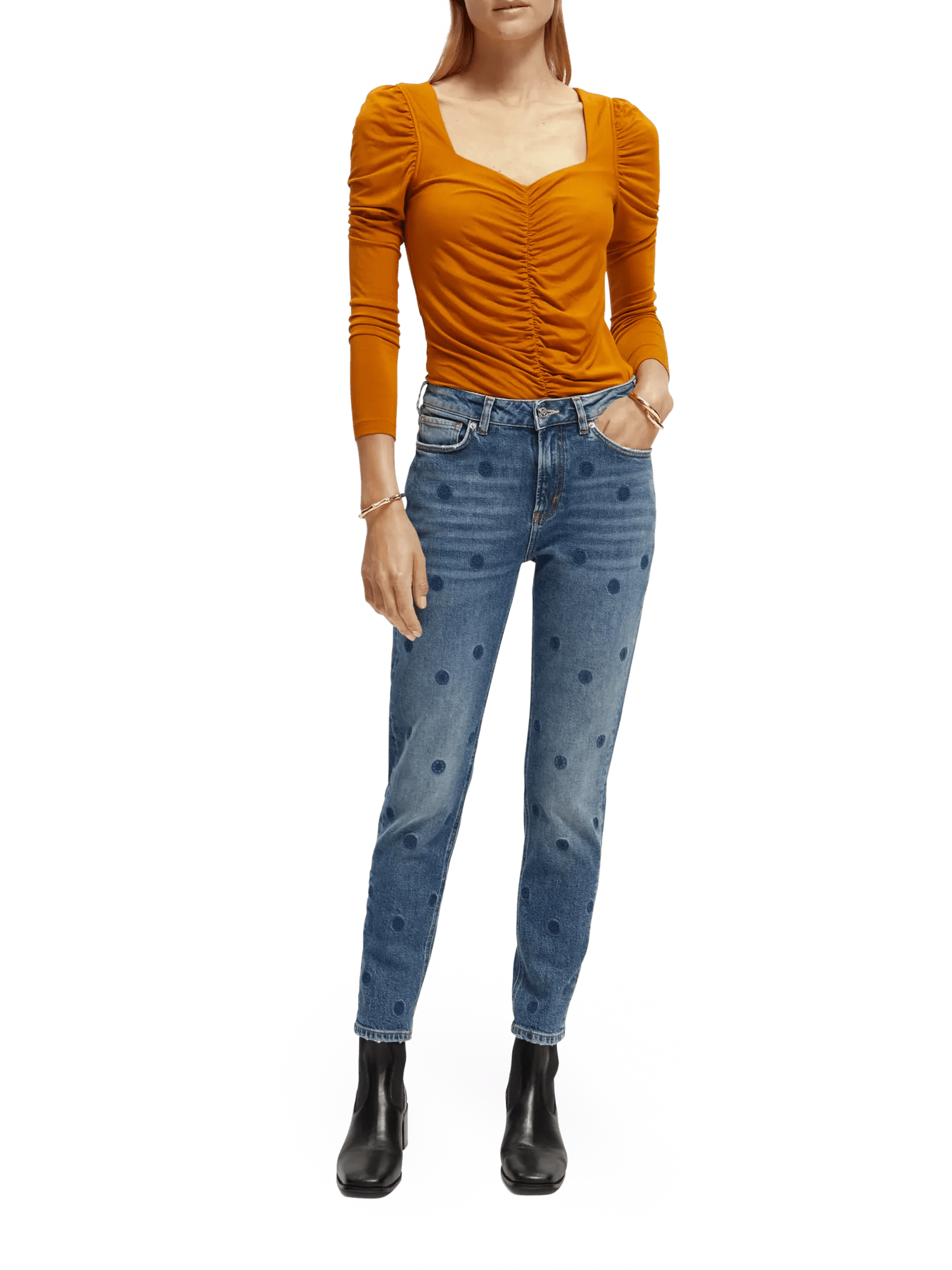 Scotch & Soda High Five high-rise slim fit jeans NHD-FNT