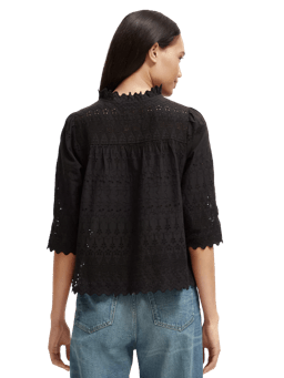 Scotch & Soda Blouse en broderie anglaise MDL-BCK