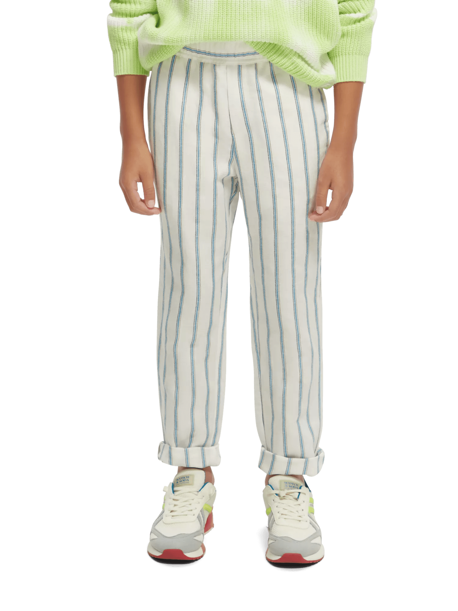 Scotch & Soda Hose im Relaxed Tapered Fit aus Leinenmischung NHD-CRP