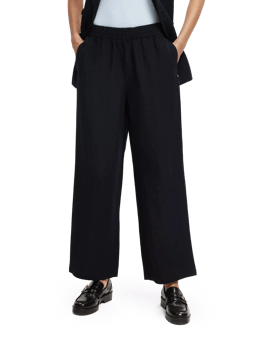 Scotch & Soda Gia mid-rise wide-leg elasticated trousers NHD-CRP