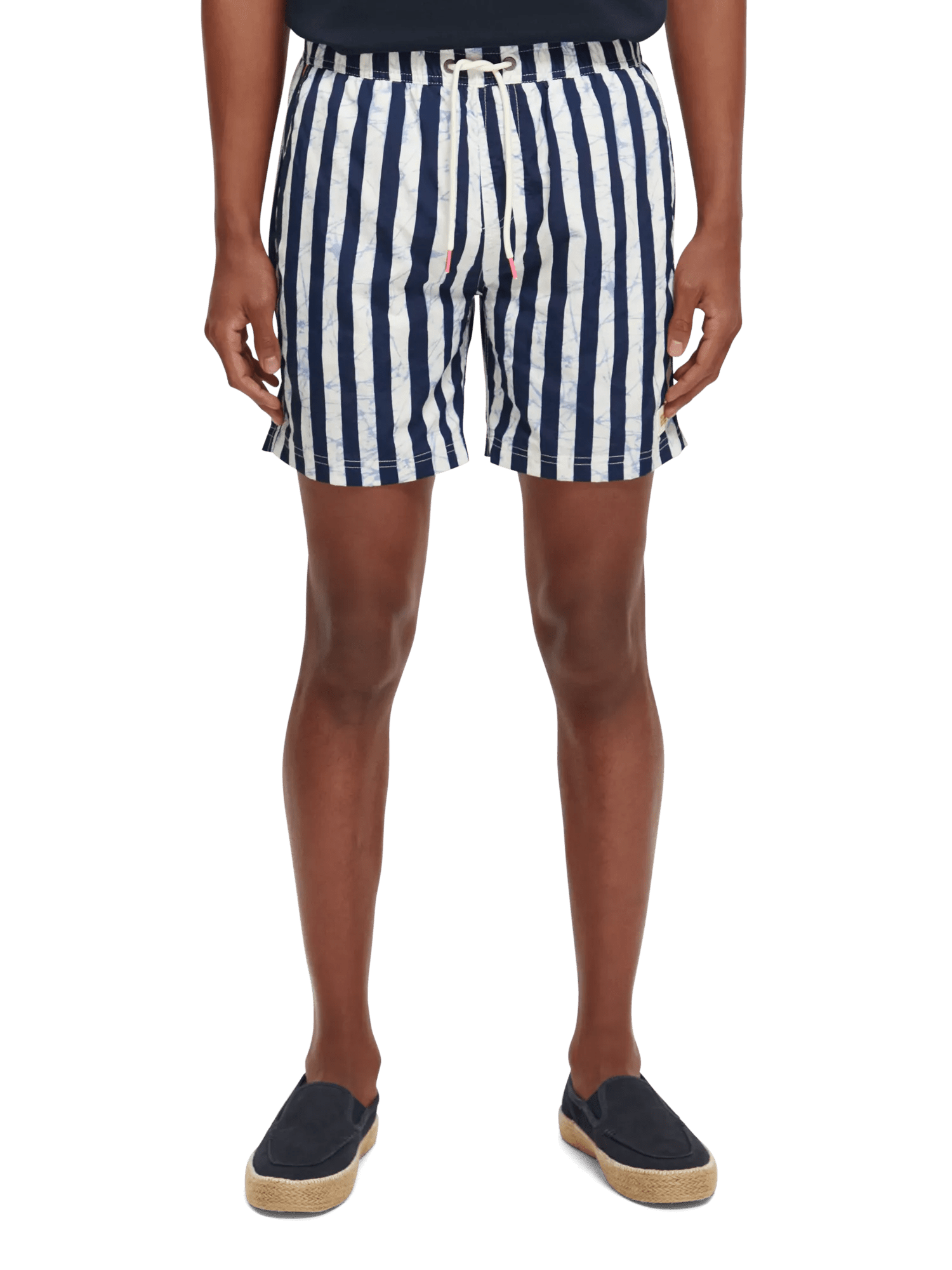 Scotch & Soda Mid length - Batik stripe Printed swimshort NHD-CRP