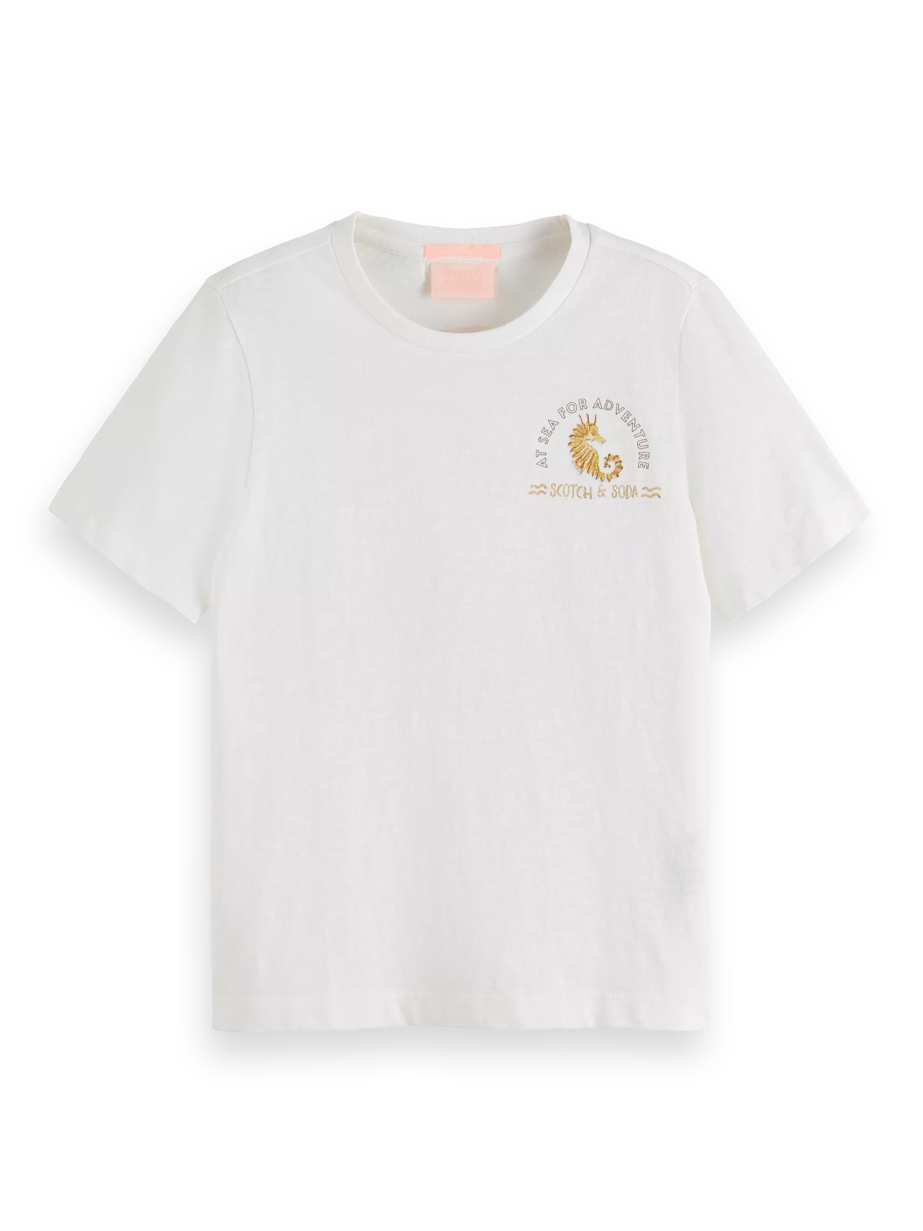 Scotch & Soda T-Shirt mit normaler Passform und Artwork FNT
