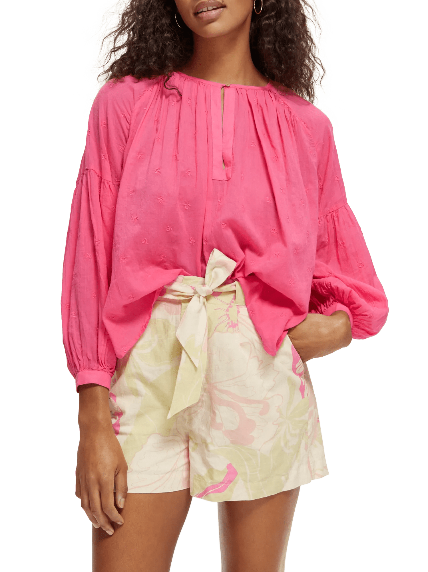 Scotch & Soda Embroidered blouse NHD-CRP
