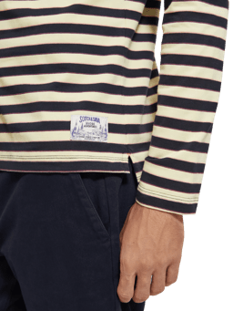 Scotch & Soda Breton stripe long-sleeved T-shirt MDL-DTL1
