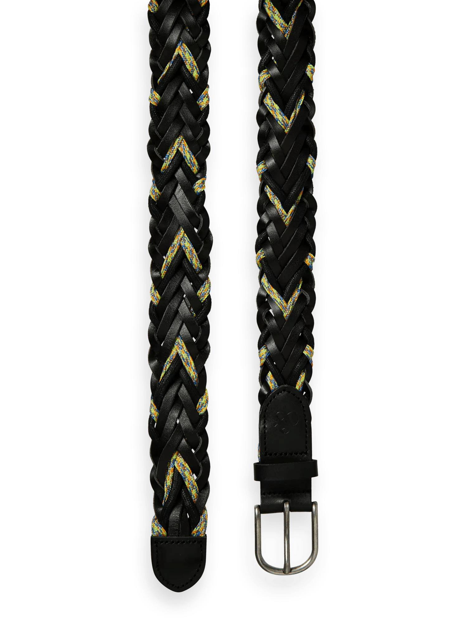 Scotch & Soda Leather & cord braided belt DTL1